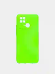 Салатовый чехол с защитой камеры и бархатом внутри REDMI 10C / POCO C40