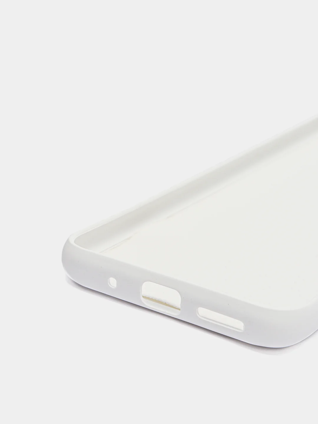 Белый чехол с защитой камеры и бархатом внутри REDMI 10C / POCO C40