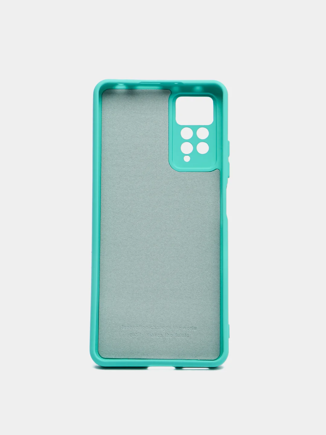 Салатовый чехол с защитой камеры и бархатом внутри XIAOMI REDMI NOTE 12 PRO 4G / REDMI NOTE 11 PRO