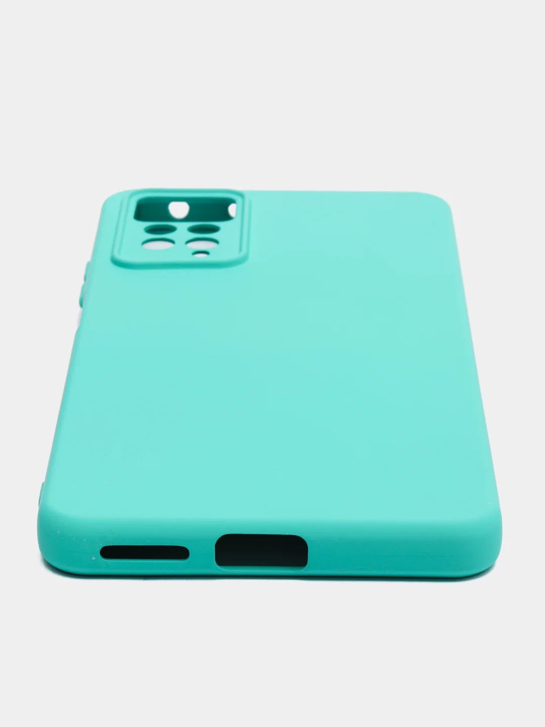 Салатовый чехол с защитой камеры и бархатом внутри XIAOMI REDMI NOTE 12 PRO 4G / REDMI NOTE 11 PRO