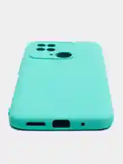 Лайм чехол с защитой камеры и бархатом внутри REDMI 10C / POCO C40