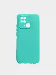 Лайм чехол с защитой камеры и бархатом внутри REDMI 10C / POCO C40