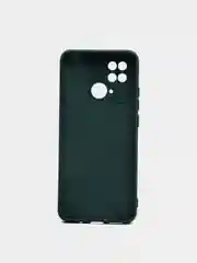 Тёмно-зелёный чехол с защитой камеры и бархатом внутри REDMI 10C / POCO C40