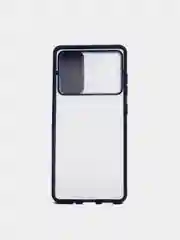 Темно-синий чехол для SAMSUNG S20 FE с задвижным окном для защиты камеры