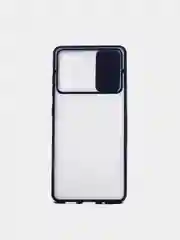 Темно-синий чехол для SAMSUNG S20 FE с задвижным окном для защиты камеры