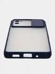 Темно-синий чехол для SAMSUNG S20 FE с задвижным окном для защиты камеры