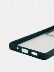 Тёмно-зелёный чехол для SAMSUNG S20 FE с задвижным окном для защиты камеры