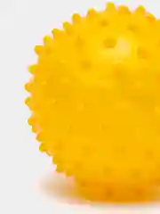 Желтый мячик массажный, d=14 см