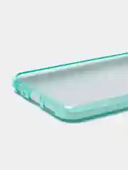 Бирюзовый чехол блестящий Samsung Galaxy A22S, A22 5G накладка с блёстками