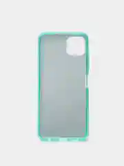 Бирюзовый чехол блестящий Samsung Galaxy A22S, A22 5G накладка с блёстками