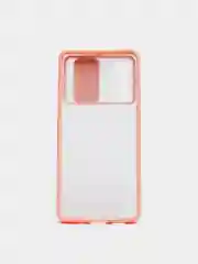 Пастельно-коралловый чехол для SAMSUNG S20 FE с задвижным окном для защиты камеры