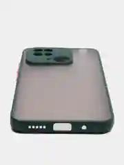 Тёмно-зелёный чехол с защитой камеры Redmi 10C / POCO C40