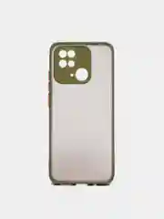 Зелёный хаки чехол с защитой камеры Redmi 10C / POCO C40
