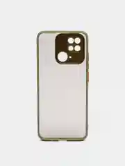 Зелёный хаки чехол с защитой камеры Redmi 10C / POCO C40