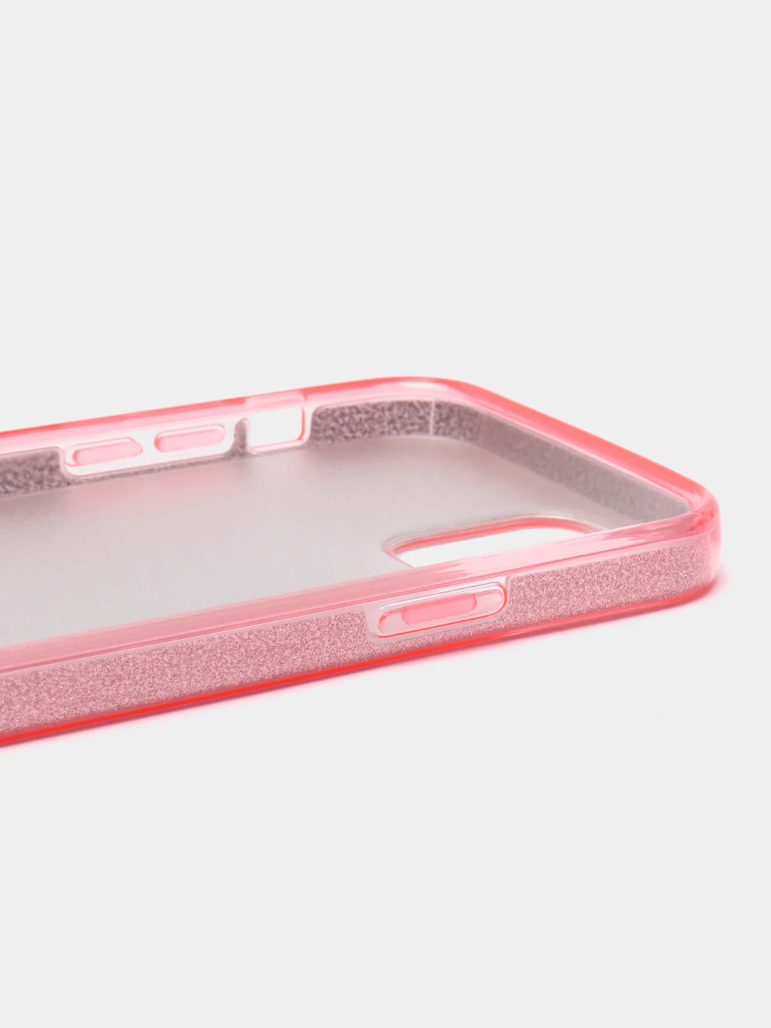 Розовый чехол блестящий, накладка c блестками iPhone 12
