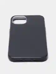 Угольный чехол блестящий iPhone 13 накладка с блёстками