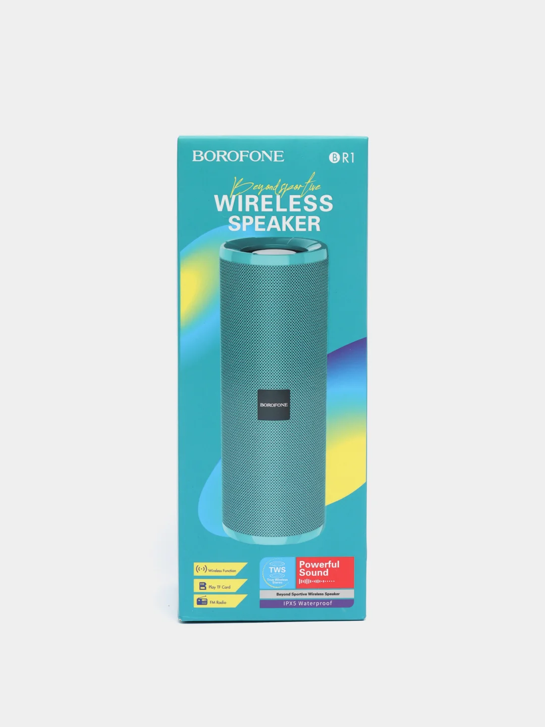 Бирюзовый беспроводная портативная колонка Bluetooth BR1