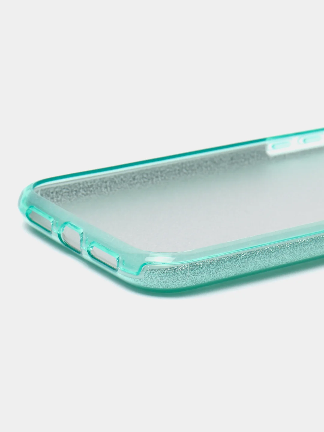 Бирюзовый чехол блестящий для iPhone XR, накладка c блестками
