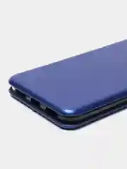 Синий чехол книжка Huawei Y6 2018 / Honor 7C / 7A Pro / Y6 Prime (Хуавей Хонор 7С / 7А Про)