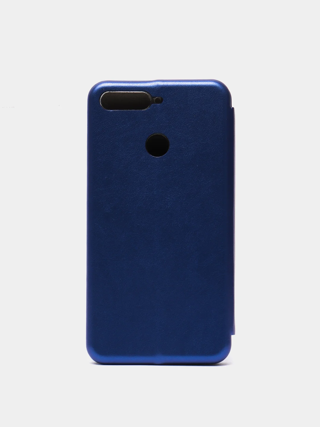 Синий чехол книжка Huawei Y6 2018 / Honor 7C / 7A Pro / Y6 Prime (Хуавей Хонор 7С / 7А Про)