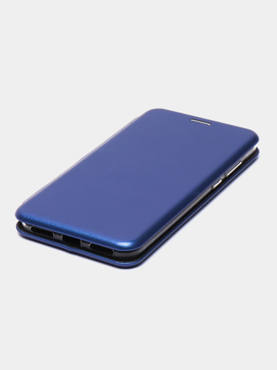 Синий чехол книжка Huawei Y6 2018 / Honor 7C / 7A Pro / Y6 Prime (Хуавей Хонор 7С / 7А Про)