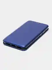 Синий чехол книжка Huawei Y6 2018 / Honor 7C / 7A Pro / Y6 Prime (Хуавей Хонор 7С / 7А Про)