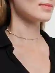 Золотой чокер с жемчужинами