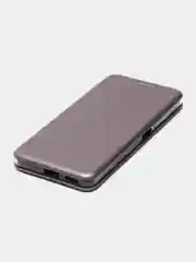 Серебряный чехол-книжка для Xiaomi Redmi Note 11 PRO, Note 11 5G, силиконовый
