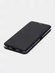 Черный чехол книжка для Honor X8 с функцией подставки