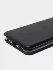 Черный чехол книжка для Xiaomi Redmi Note 9 c функцией подставки