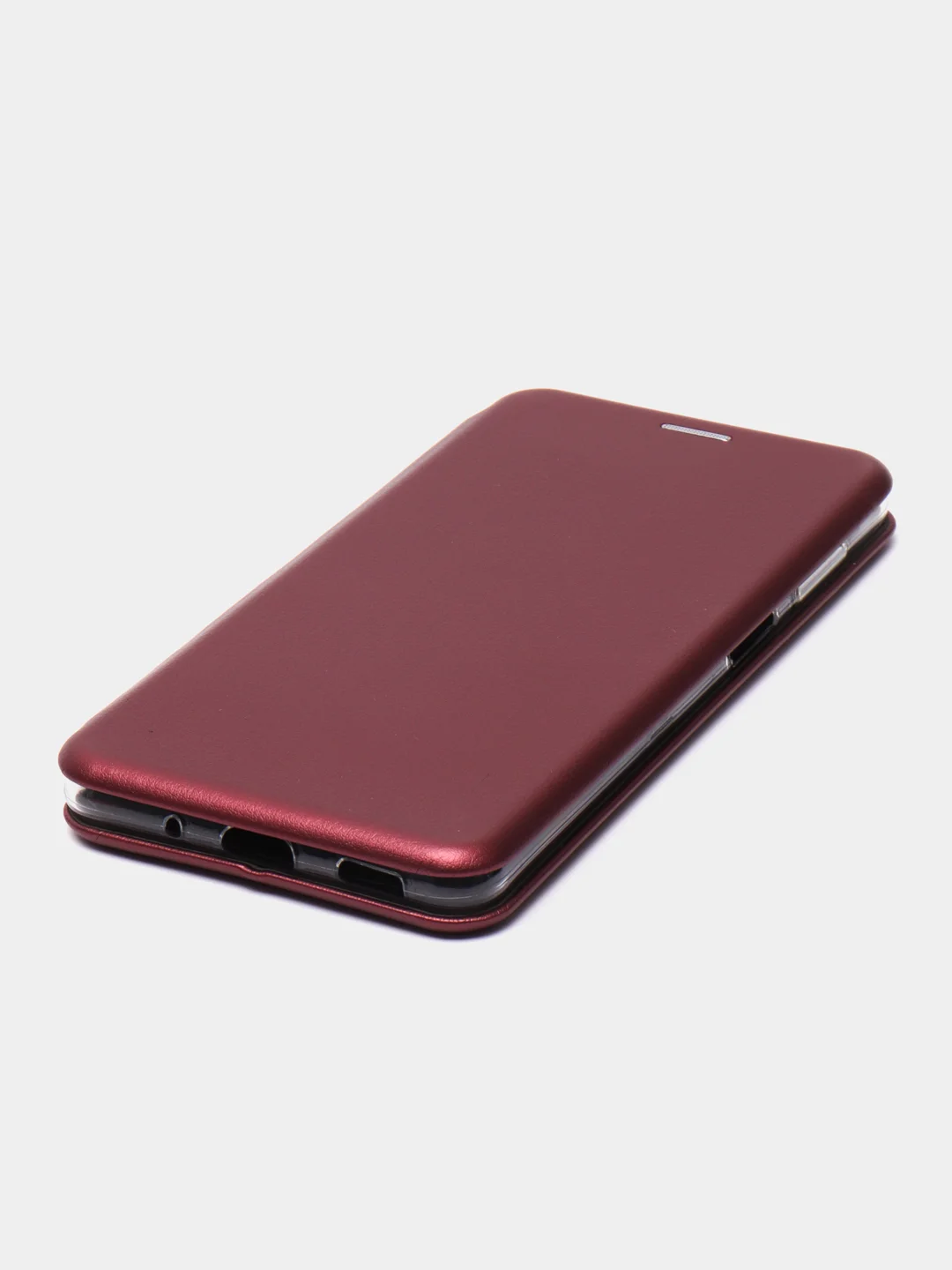 Багровый чехол книжка Samsung Galaxy M52 5G с функцией подставки