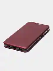 Багровый чехол книжка Samsung Galaxy M52 5G с функцией подставки