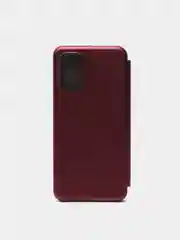 Багровый чехол книжка Samsung Galaxy M52 5G с функцией подставки