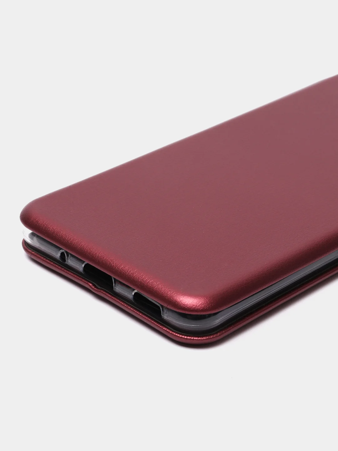 Багровый чехол книжка Samsung Galaxy M52 5G с функцией подставки