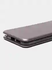 Серебряный чехол книжка Xiaomi Redmi Note 11 4G, Redmi Note 11S на магните с функцией подставки