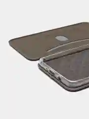 Серебряный чехол книжка на Samsung Galaxy J5 2016 (J510), Самсунг Галакси Джи 5 2016 (Джи 510)