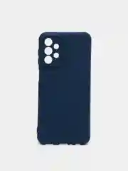 Темно-синий чехол Samsung Galaxy A23, Самсунг Галакси А23 силиконовый, цветной с мягким подкладом