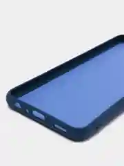 Темно-синий чехол Samsung Galaxy A23, Самсунг Галакси А23 силиконовый, цветной с мягким подкладом