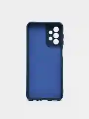 Темно-синий чехол Samsung Galaxy A23, Самсунг Галакси А23 силиконовый, цветной с мягким подкладом