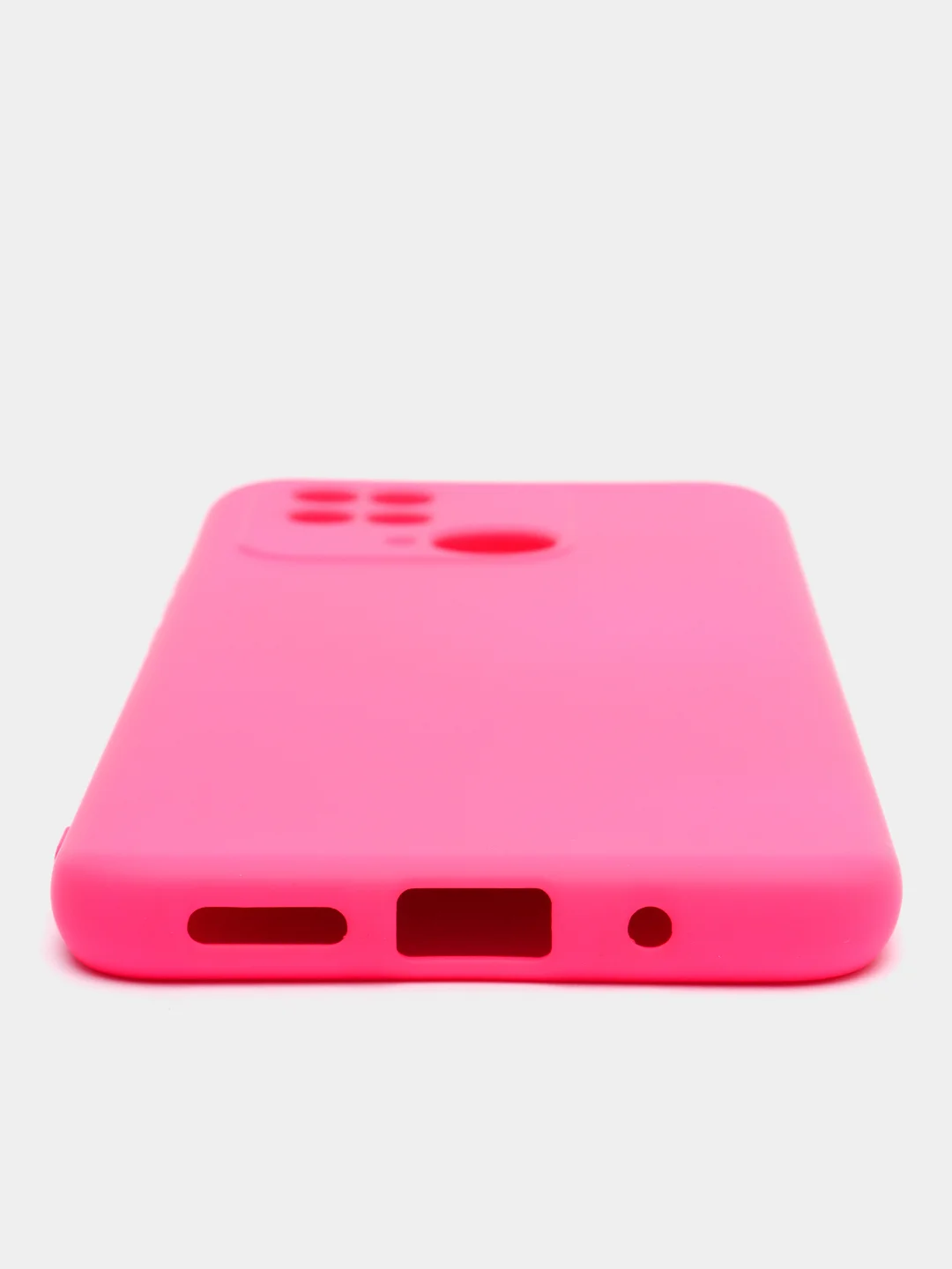Фуксия чехол силиконовый для Xiaomi Redmi 10C / Poco C40, Сяоми Редми 10С / Поко С40