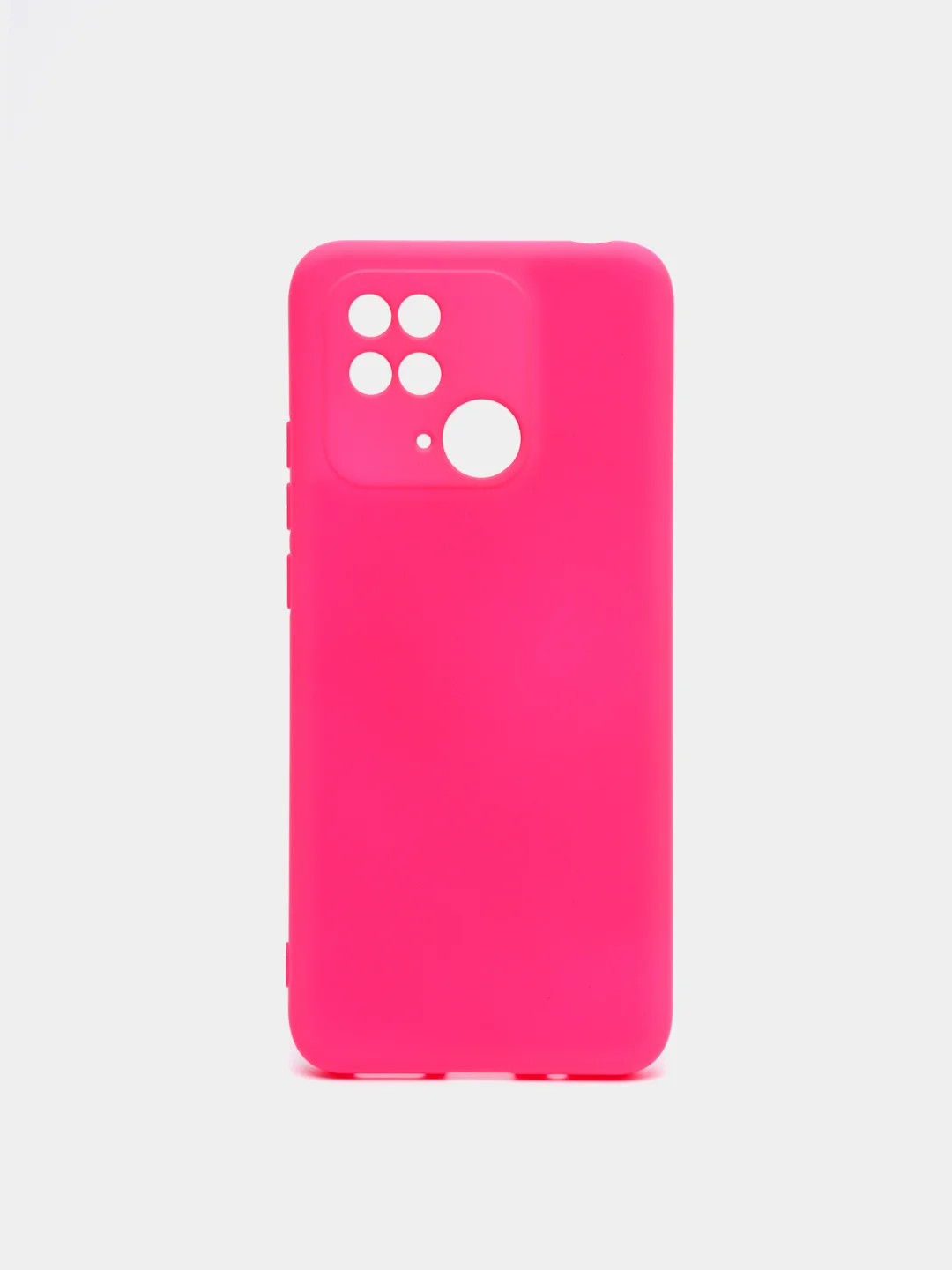 Фуксия чехол силиконовый для Xiaomi Redmi 10C / Poco C40, Сяоми Редми 10С / Поко С40