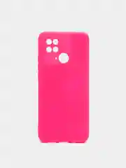 Фуксия чехол силиконовый для Xiaomi Redmi 10C / Poco C40, Сяоми Редми 10С / Поко С40