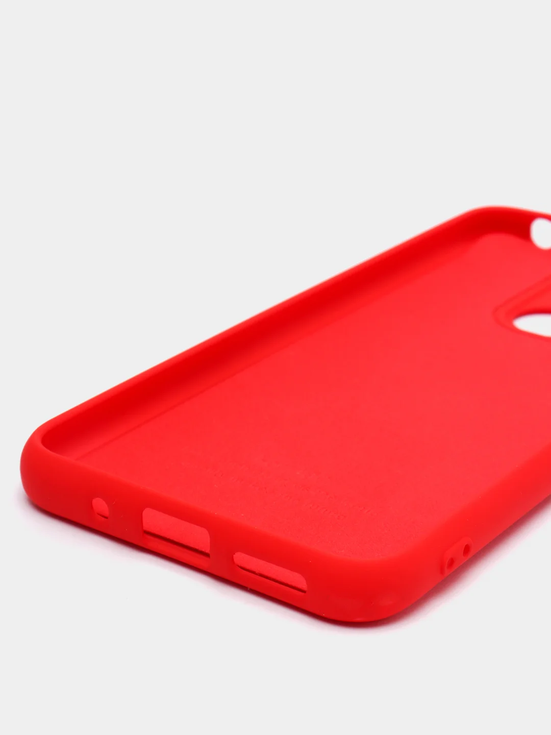 Красный чехол силиконовый для Xiaomi Redmi 10C / Poco C40, Сяоми Редми 10С / Поко С40