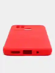 Красный чехол силиконовый для Xiaomi Redmi 10C / Poco C40, Сяоми Редми 10С / Поко С40