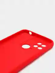 Красный чехол силиконовый для Xiaomi Redmi 10C / Poco C40, Сяоми Редми 10С / Поко С40