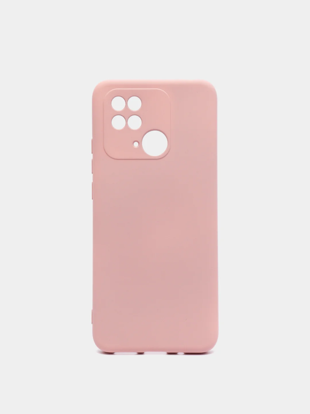 Бежевый чехол силиконовый для Xiaomi Redmi 10C / Poco C40, Сяоми Редми 10С / Поко С40