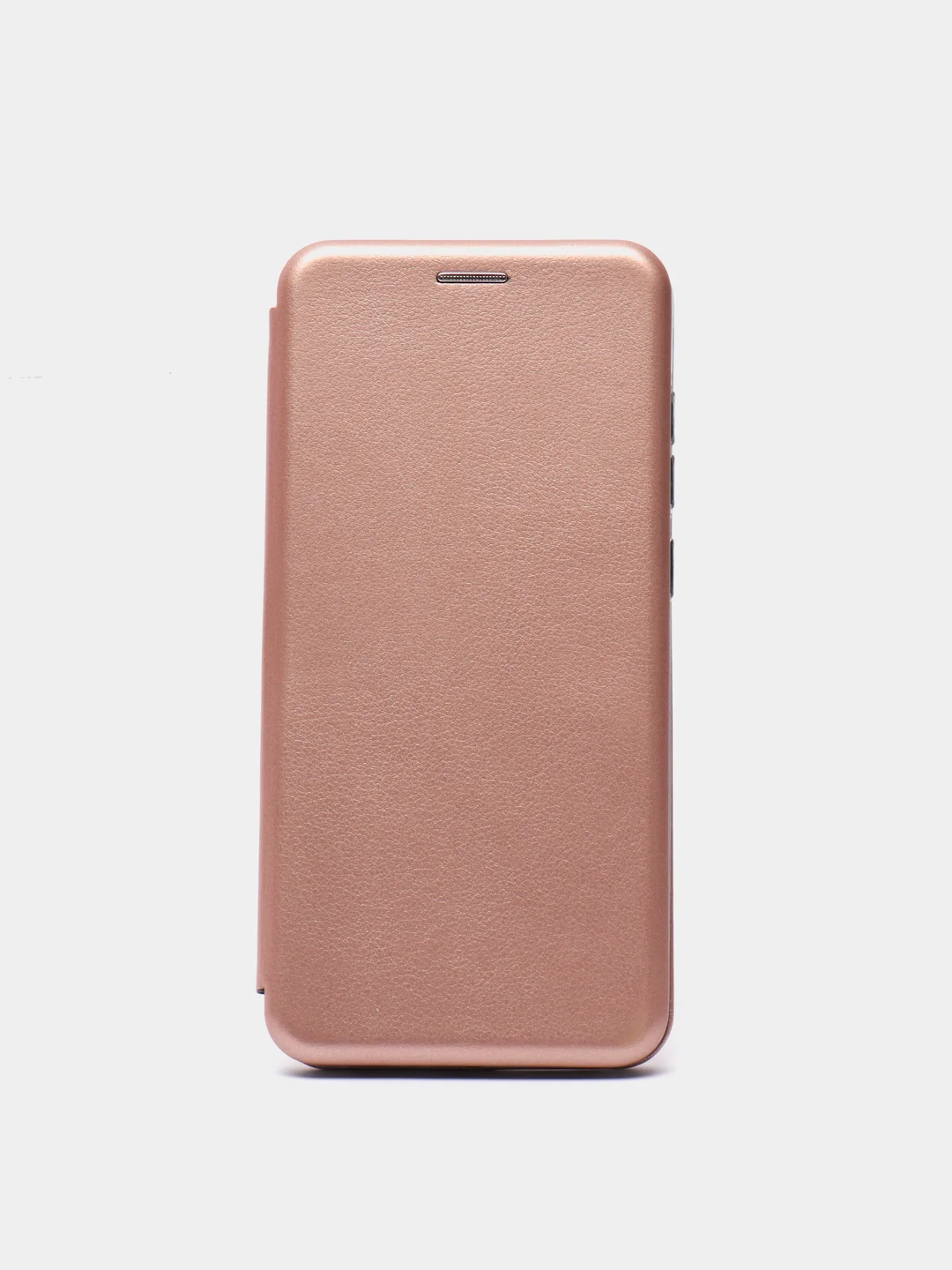 Розовый чехол книжка для Xiaomi Redmi Note 9 c функцией подставки