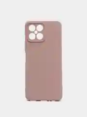 Бежевый чехол Honor X8 4G, Хонор Х8 4Г силиконовый, цветной с мягким подкладом