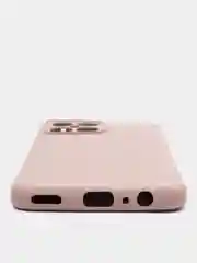 Бежевый чехол Honor X8 4G, Хонор Х8 4Г силиконовый, цветной с мягким подкладом