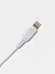 Белый usb кабель зарядный, 1.0м, DENMEN D01 2.4A, TypeC/MicroUSB/Lightning для Android и iPhone
